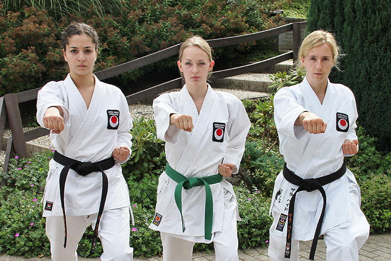 Girls at training Girls at training